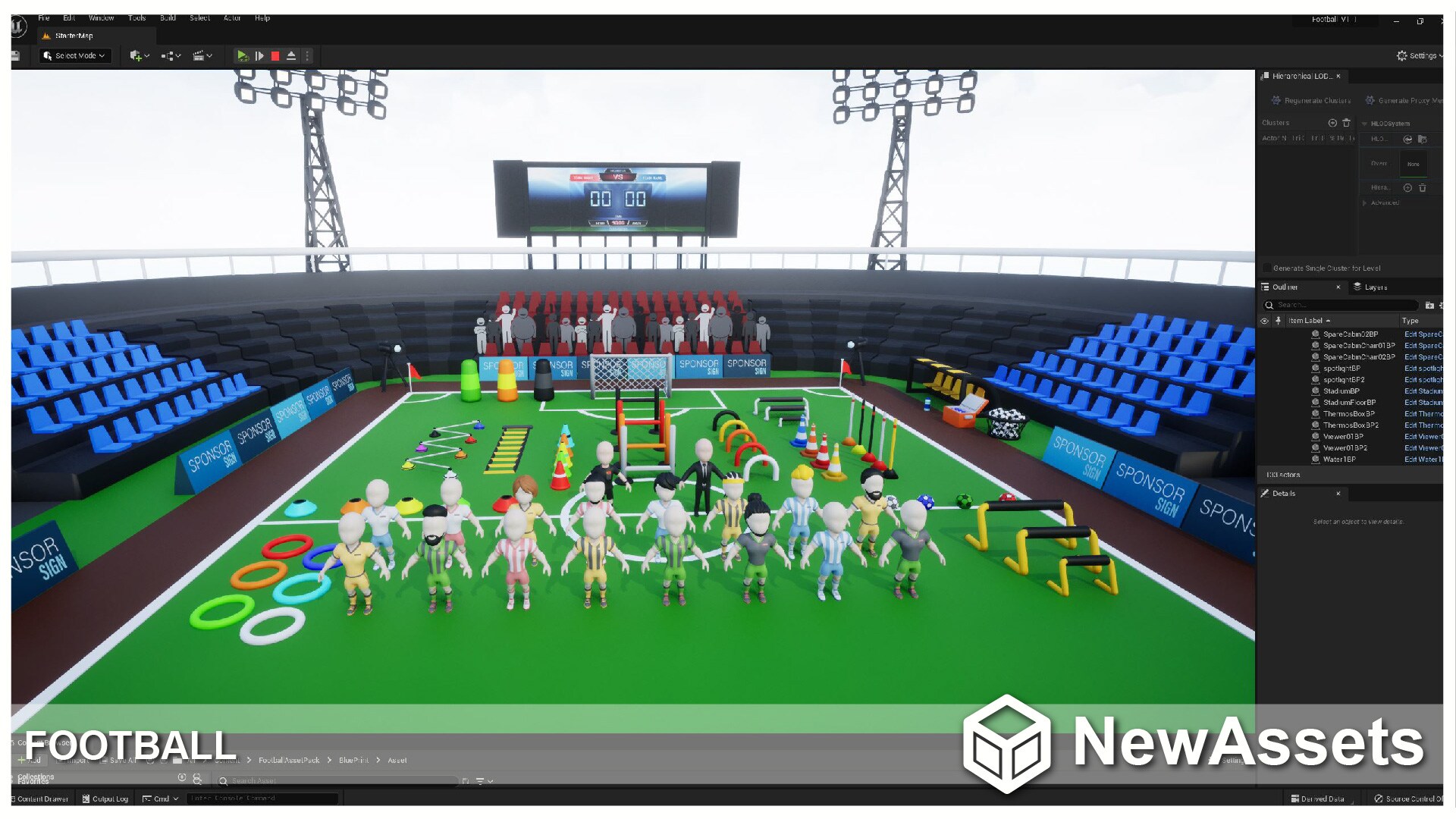 Football Asset Package in Environments UE Marketplace